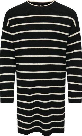 Kids Only Kogibi Ls O Neck Dress Cp Knt Black 122 128