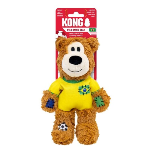 Kong Wild Knots Bear Fotballspiller Brasil