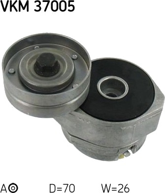 Strammehjul kilerem SKF VKM 37005