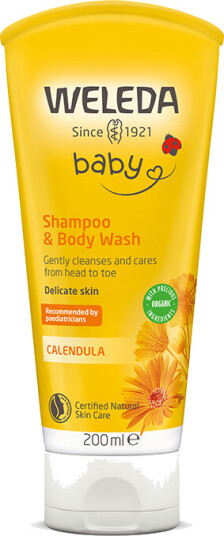 Weleda Calendula Shampoo & Bodywash 200ml Weleda Calendula Shampoo & Bodywash 200ml