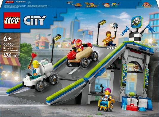 LEGO City 60460 Grenseløs action: Racerbilbane med rampe LEGO City 60460 Grenseløs action: Racerbilbane med rampe