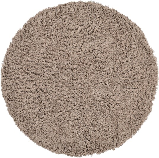 Rundt teppe   Aliste Wool Shaggy brun Størrelse: Ø 160 cm