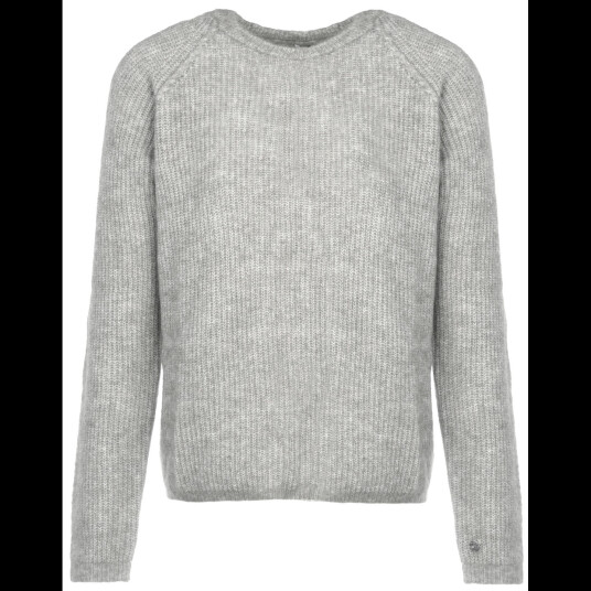 Betzy Sweater Light Grey Melange S Mohair r neck Betzy Sweater Light Grey Melange S Mohair r neck