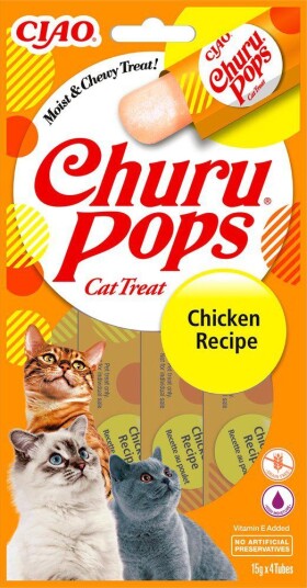 Ciao Churu Pops Kattesnacks Kylling 4 stk