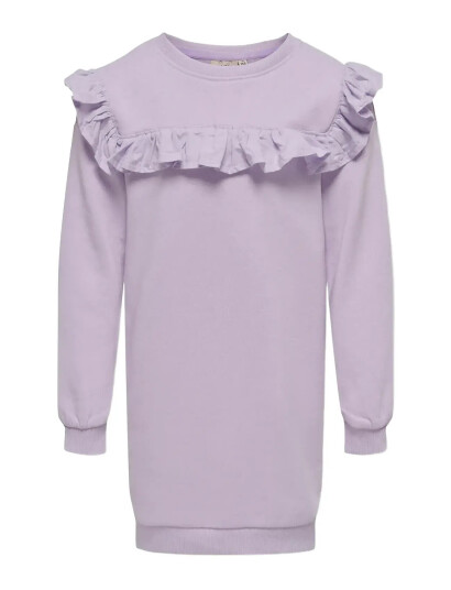 Kids Only | Kogofelia L/S Frill Dress Bo Swt | 158/164