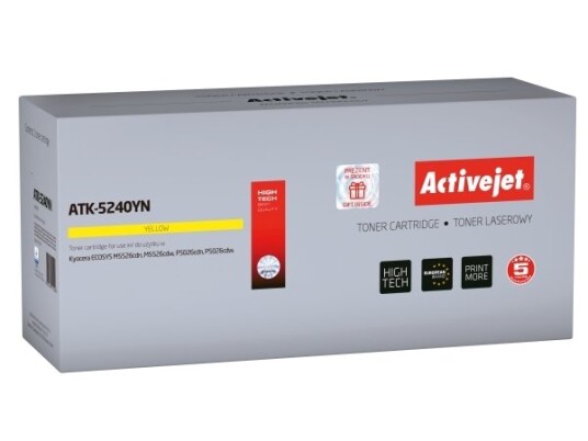 Activejet Atk-5240Yn 0 Sider 3000 Sider Gult 1 Stykker