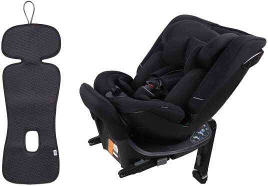 Beemoo Rotate i-Size Vendbar Bilstol inkl. Ventilerende Sittepute Black Stone/Antracit Beemoo Rotate i-Size Vendbar Bilstol inkl. Ventilerende Sittepute Black Stone/Antracit