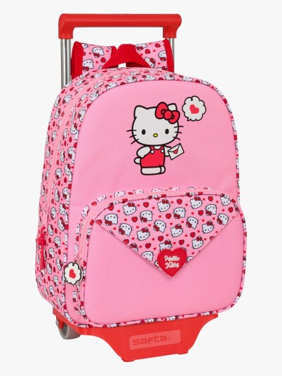 Hello Kitty Trolley Ryggsekk 10L Rosa