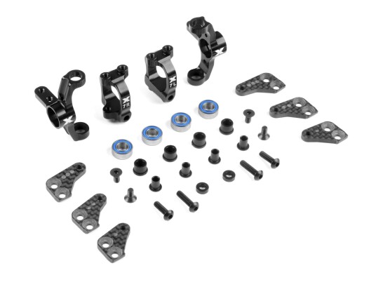 XRAY XR-360901 Alu Steering Blocks & 7deg C-Hubs Set