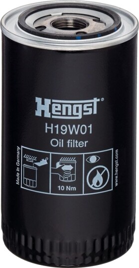 Oljefilter HENGST FILTER H19W01 Oljefilter HENGST FILTER H19W01