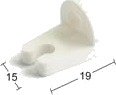 Habo Stangholder 1512-5 2-Pakning