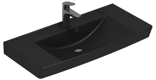 Dansani Capella servant, 82x40,5 cm, matt antrasitt
