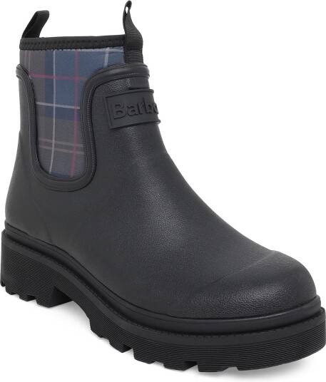 Barbour Barbour Cynthia Chelsea Welly BLACK/SHADOW TARTAN 40
