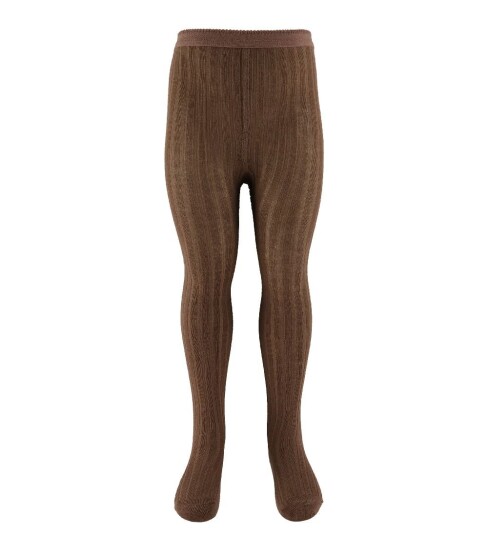 MP 130 Cotton Rib Tights 76 Chocolate 6-12 mdr/70