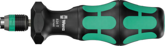 Wera Kraftform Turbo 826 Håndverktøy med 6.35 mm Sekskantskrutrekker, 150 mm Lengde