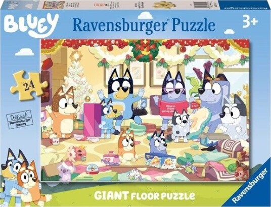Ravensburger Bluey Christmas Giant floor Puzzle 24p Gulv