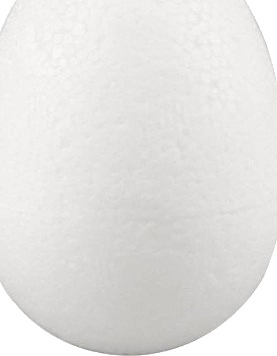 Diverse Egg H: 7 Cm Hvit Isopor 50 Stk 