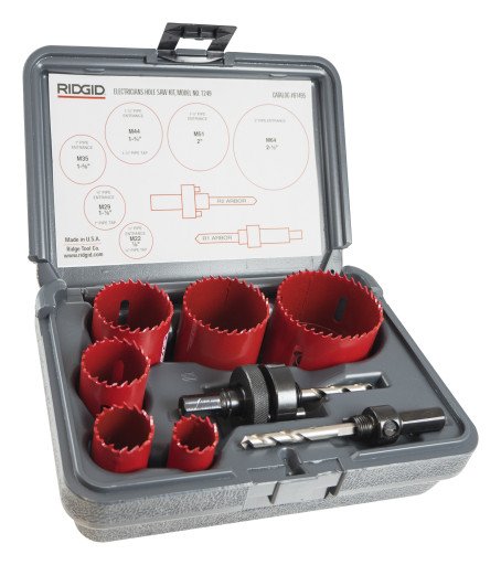 Ridgid hullsagsett universal bi-Metal Ø25-114 mm - 10 deler Ridgid hullsagsett universal bi-Metal Ø25-114 mm - 10 deler
