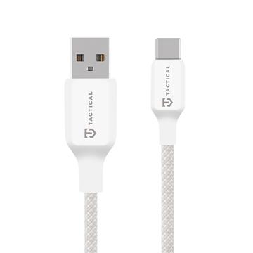 Tactical Stitch Thread USB A/USB C kabel   0.3m 15W   hvit
