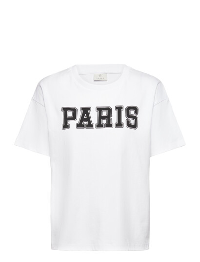 Kaffe Kaadelina T Shirt   White   XS