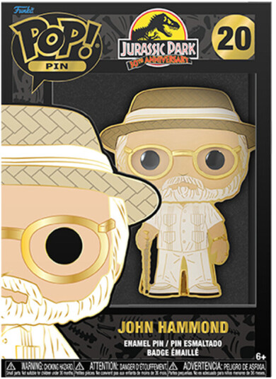 Funko POP! PINS MOVIES: JURASSIC PARK John Hammond
