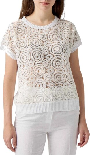 Le Tricot Perugia Dame Strikkevarer Hvit S, Le Tricot Perugia Dame Strikkevarer Hvit S,