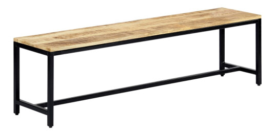 Spisebenk 160 cm grov heltre mango
