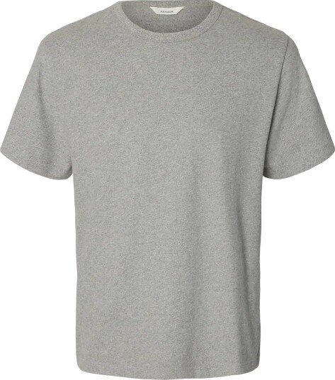 Annarr Anred Ss O Neck Tee LIGHT GREY MELANGE XL