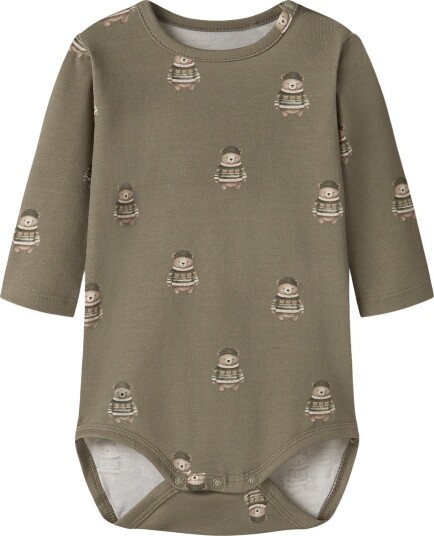 Name It Nbmobent Ls Body Khaki green 50 Name It Nbmobent Ls Body Khaki green 50