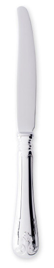 Gense Gammal Fransk bordkniv nysølv 21 cm Gense Gammal Fransk bordkniv nysølv 21 cm