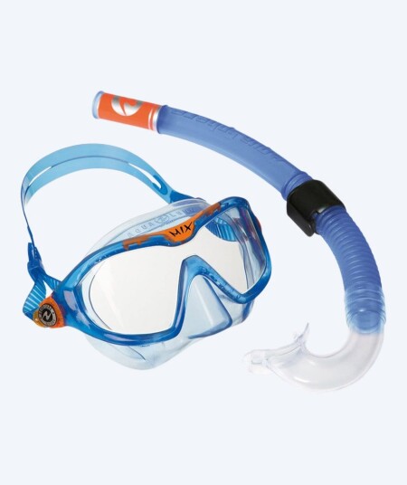 Aqualung Combo snorkelsett til barn (4-8) - Combo Mix - Blå
