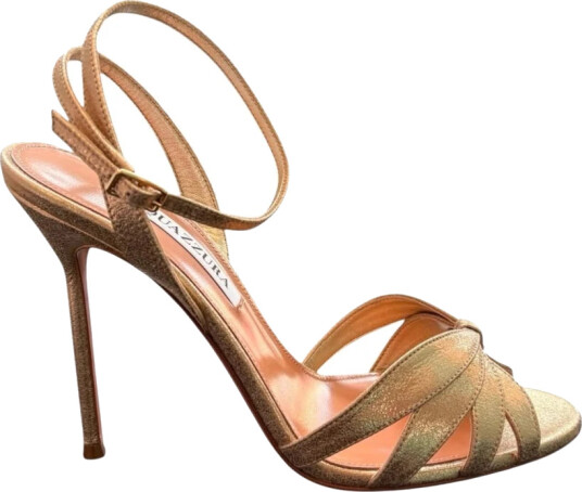 Aquazzura Dame Sko Beige 39 EU,