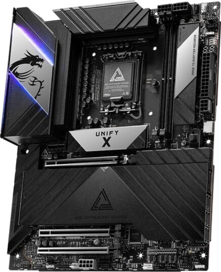 MSI MEG Z890 Unify-X Hovedkort ATX LGA 1851 DDR5 3x PCIe 6x M.2 MSI MEG Z890 Unify-X Hovedkort ATX LGA 1851 DDR5 3x PCIe 6x M.2