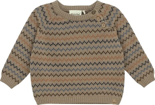 Minymo Pullover Knit Beige 74 Minymo Pullover Knit Beige 74