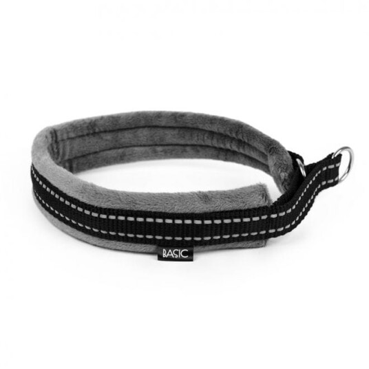 Basic Cosy Halsband Halvstryp Røyk (Xl)