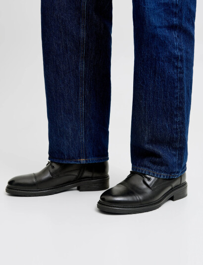 Jack & Jones Jfwwentworth Leather Boot Ln Black 41