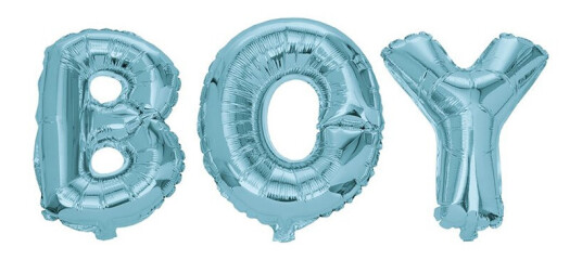 Folie Ballong Blå 40 cm - Boy Folie Ballong Blå 40 cm - Boy