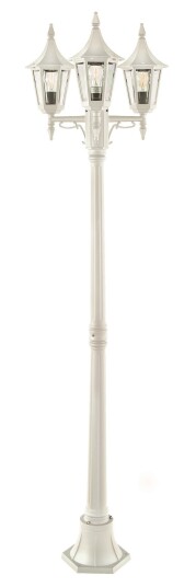 Norlys Rimini Hage Parklampe 403 Ingen, Hvit
