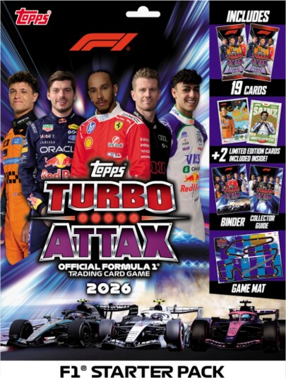 Topps Formel 1 Turbo Attax Samlekort Starter Pack