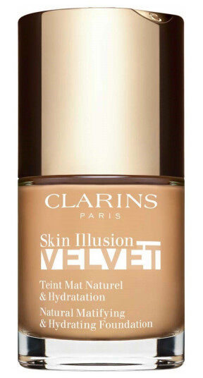 Clarins Skin Illusion Velvet Foundation 30 ml 110N Honey Fuktighetsgivende Beigebasert Sminke