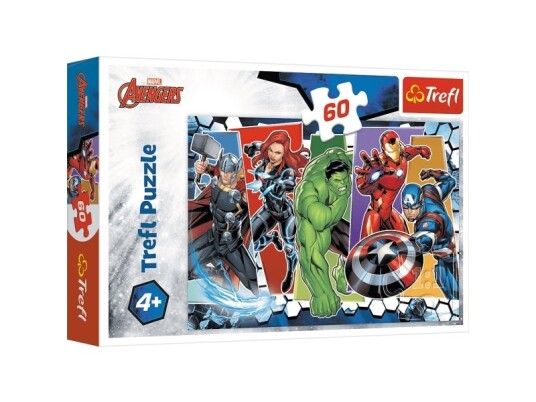 Trefl The Avengers Invincible 60 Stykker Tegneserier 4 År