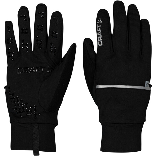 Craft Hybrid Weather Glove, løpehansker, unisex 11/XL BLACK Craft Hybrid Weather Glove, løpehansker, unisex 11/XL BLACK