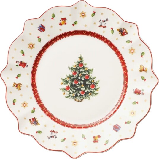 Villeroy & Boch Toy's Delight tallerken Ø 24 cm Hvit-rød