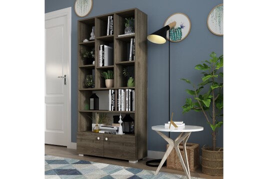 Penguen Bokhylle 93,6x29,6 cm Brun Hanah Home