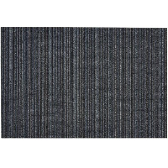 Chilewich  Skinny Stripe dørmatte 61x91 cm blue