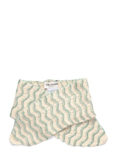 Lollys Laundry Calliell Knit Scarf   Green   ONE SIZE