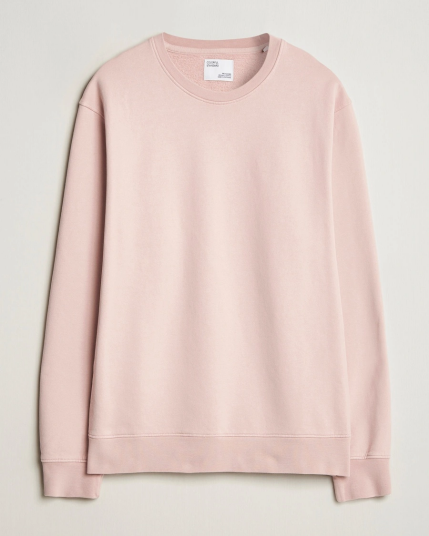 Colorful Standard Classic Organic Crew Neck Sweat Faded Pink