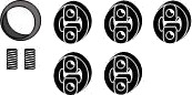 Monteringssett, eksosanlegg HJS 82 44 7706
