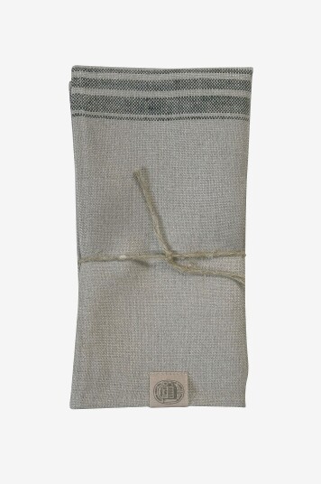 Lovely Linen   Serviett Heritage i presset lin 4 pakning   Beige