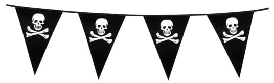 Boland Party Partners Flaggvimpel Pirat Boland Party Partners Flaggvimpel Pirat